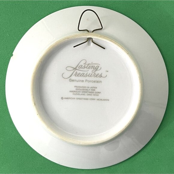 VTG 1968 Lasting Treasures American Greetings 4" HOLLY HOBBIE Friends Plate FLAW - Picture 3 of 3